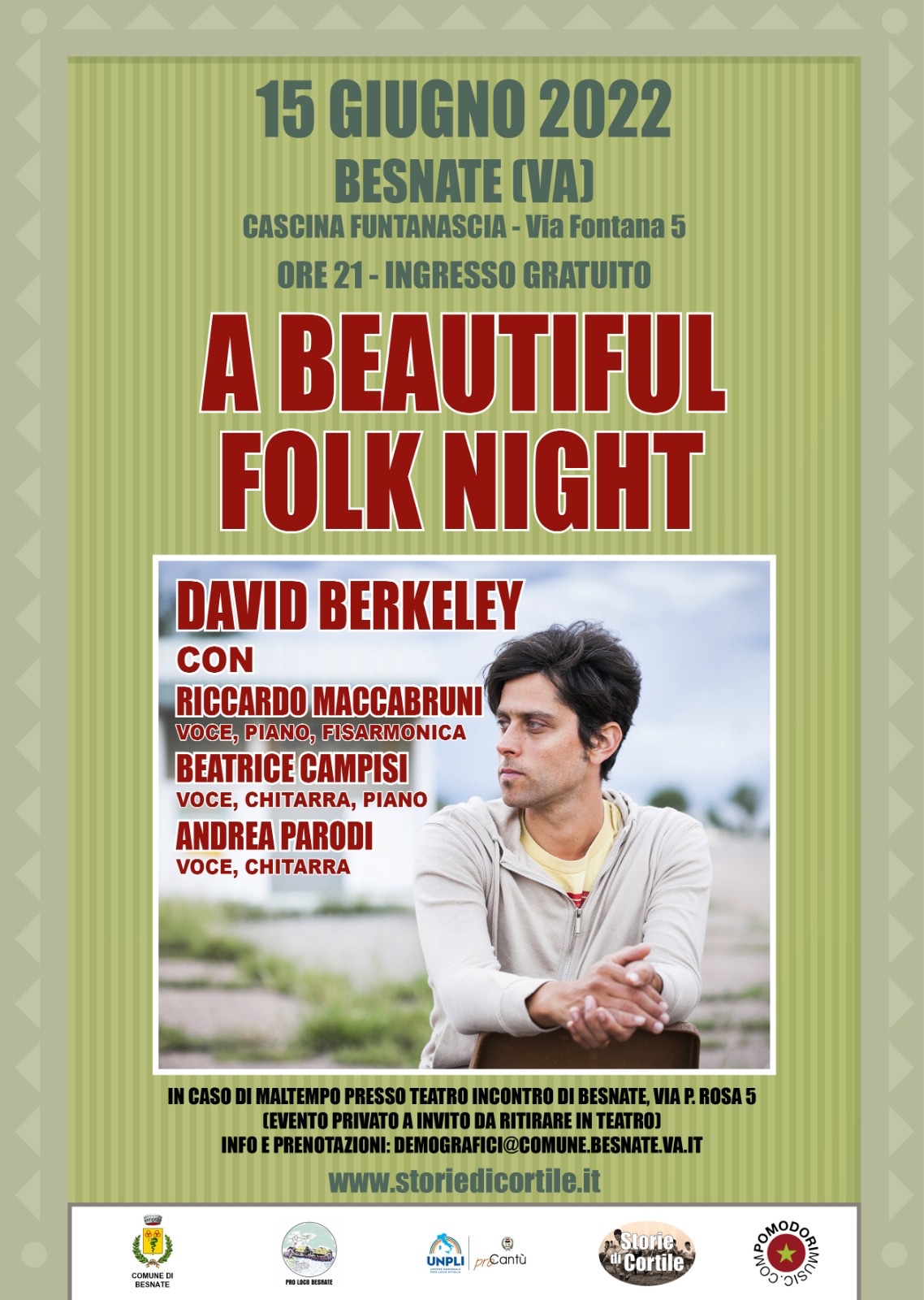 15/06/2022 - Besnate - Cascina Funtanascia - A beautiful Folk Night