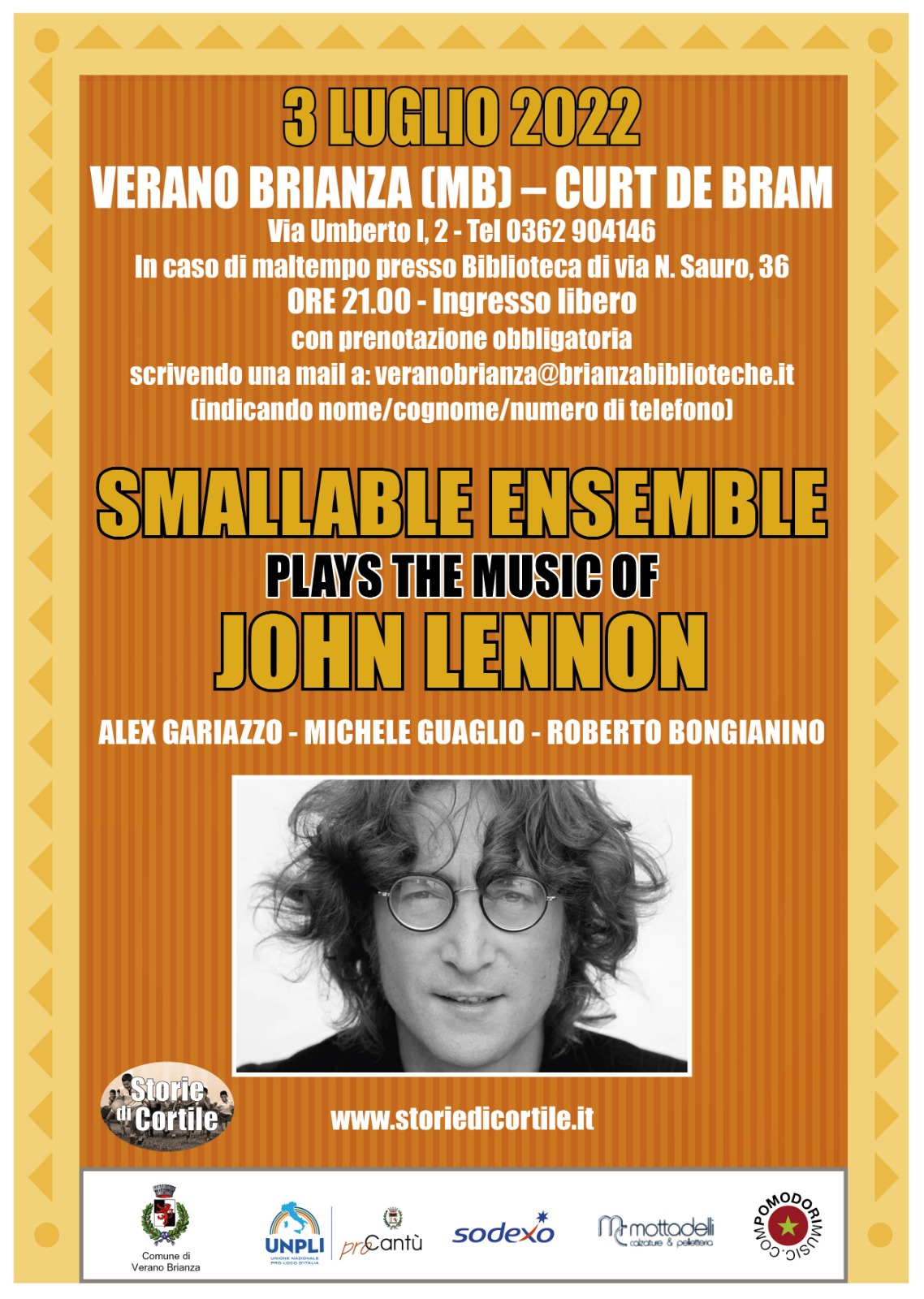 Storie di Cortile: Smallable Ensemble plays the music of John Lennon