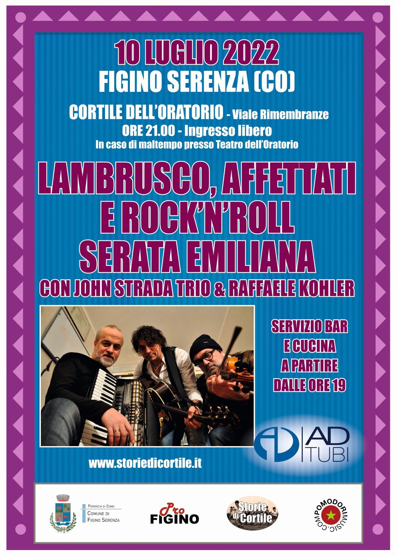 Storie di Cortile: Lambrusco, Affettati e Rock 'n' Roll